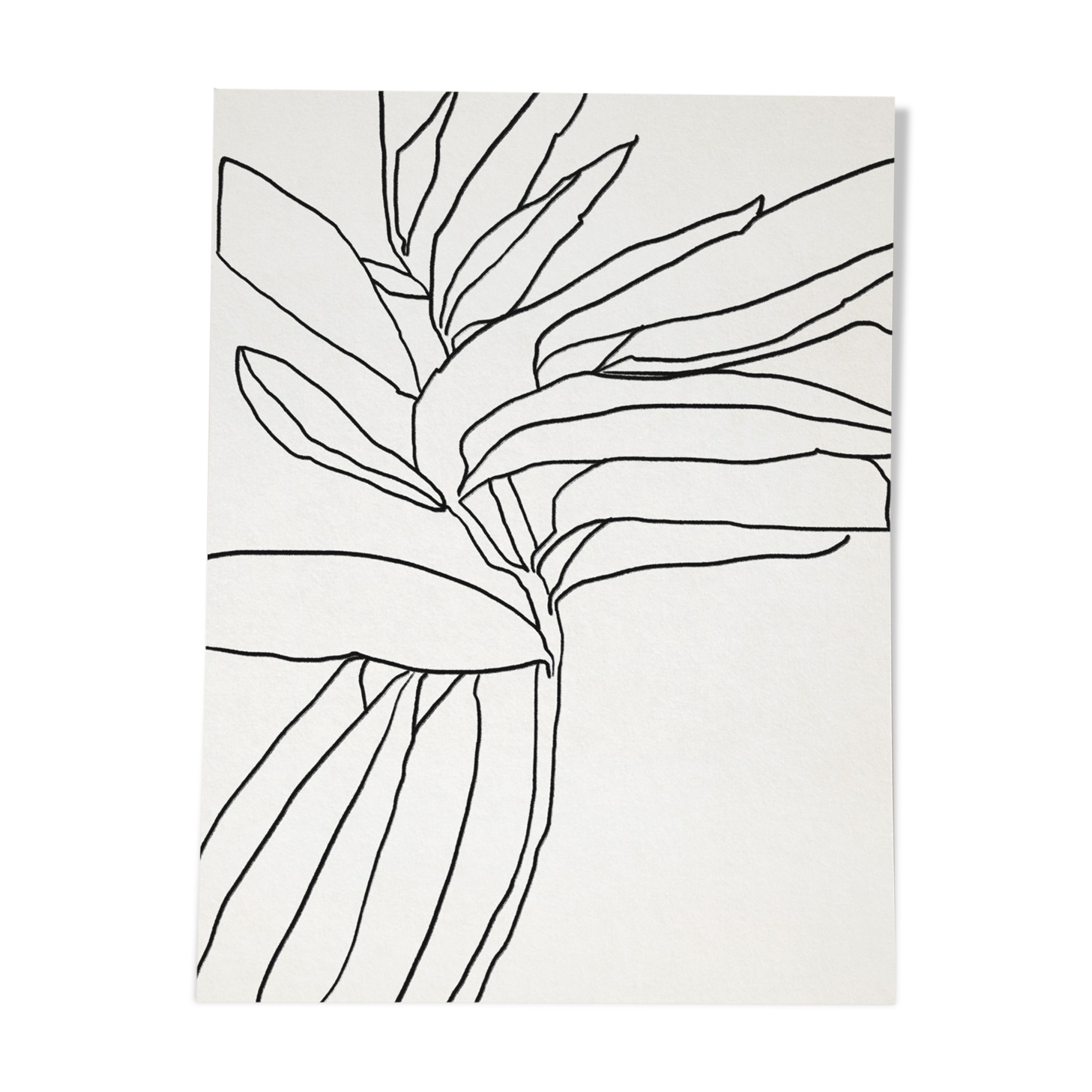 Illustration abstraite, 50x70cm
