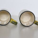 Pair of Henriot Quimper mugs