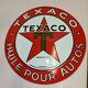 Texaco enamelled plate
