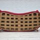 1960s, Danish 2-seater "Banana" sofa, furniture wool, oak wood legs.