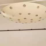 Ceiling Lamp with Glass Flowers attributed to Emil Stejnar for Rupert Nikoll, Austria, 1950s