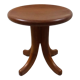 Tabouret en teck massif Dyrlund 1970-80's