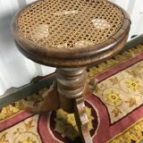 Piano stool in walnut and canning