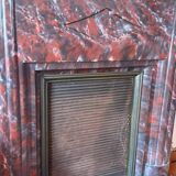 Antique marble fireplace