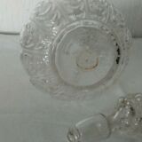 Glass carafe mold art nouveau