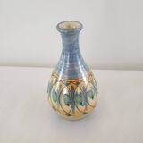 Ceramic soliflore vase Signed Pisutaux (Signature to be identified)
