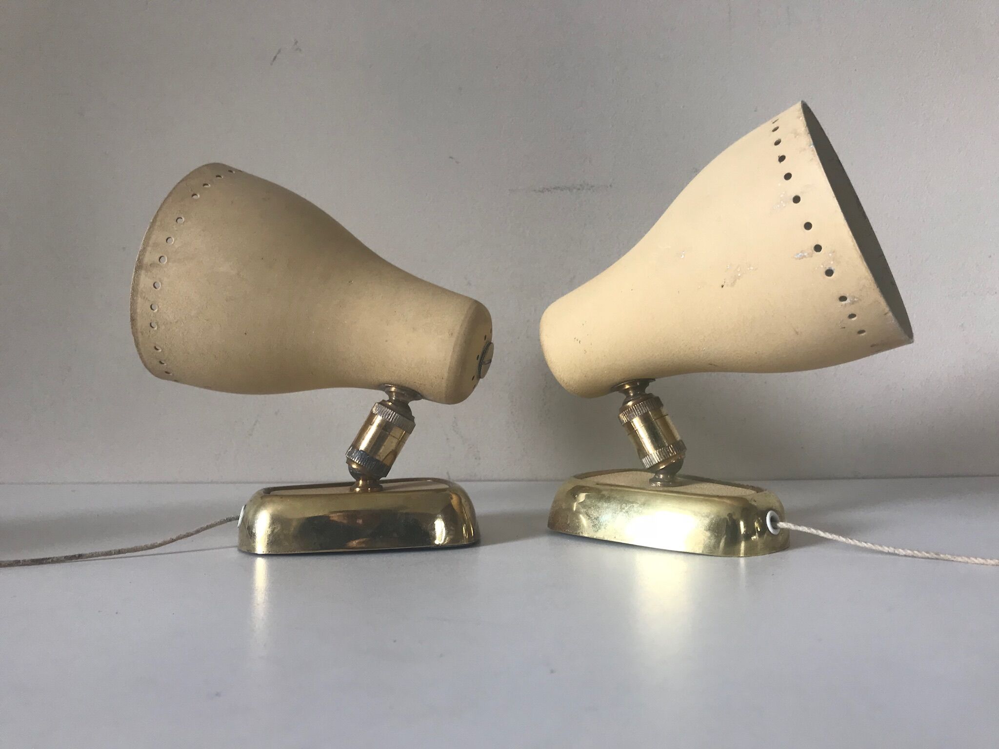 Pair of wall sconces 1960