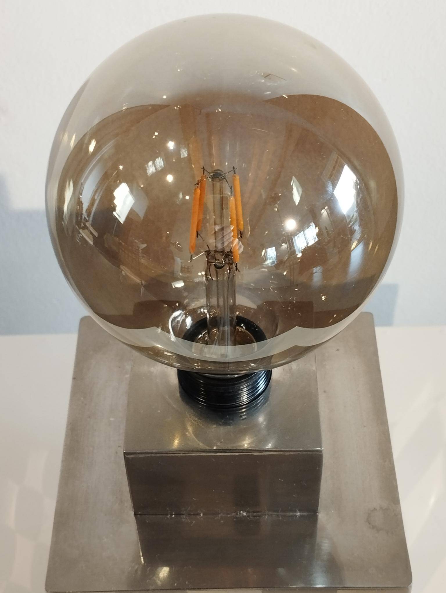 Cube lamp - checkered - Françoise Sée - Space Age Design - Vintage era - 60s / 70s