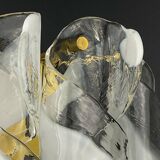 Vintage Murano Torciglioni wall lamp by Avmazzega, Italy, 1970s