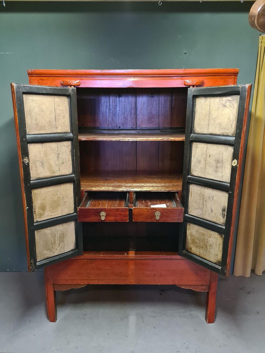 Antique Chinese Bridal Cabinet circa 1920.