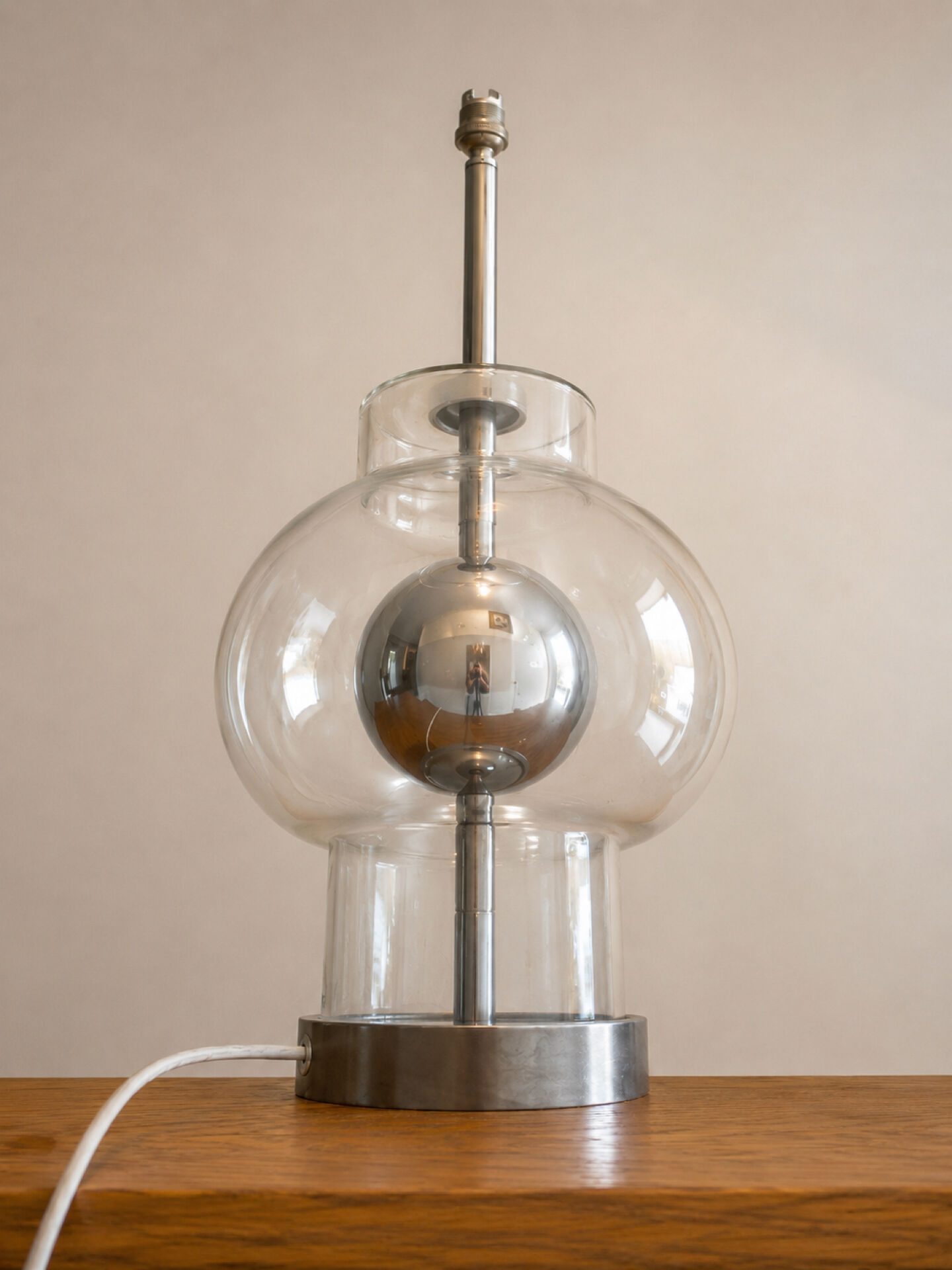 Large Space Age lamp base Richard Essig