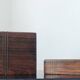 Vintage pocket trays in rosewood and brass – style A