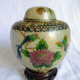 Openwork plique-à-jour enamel pot - 1920 to 1949 - China