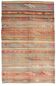 Red & Green Pinstriped Turkish Kilim Rug, 155x250Cm