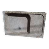 Evier ancien ciment granité