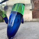 Table basse verre Murano design Maurice Barilone