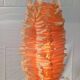 Large Jannalights draped fabric lamp from the 70s