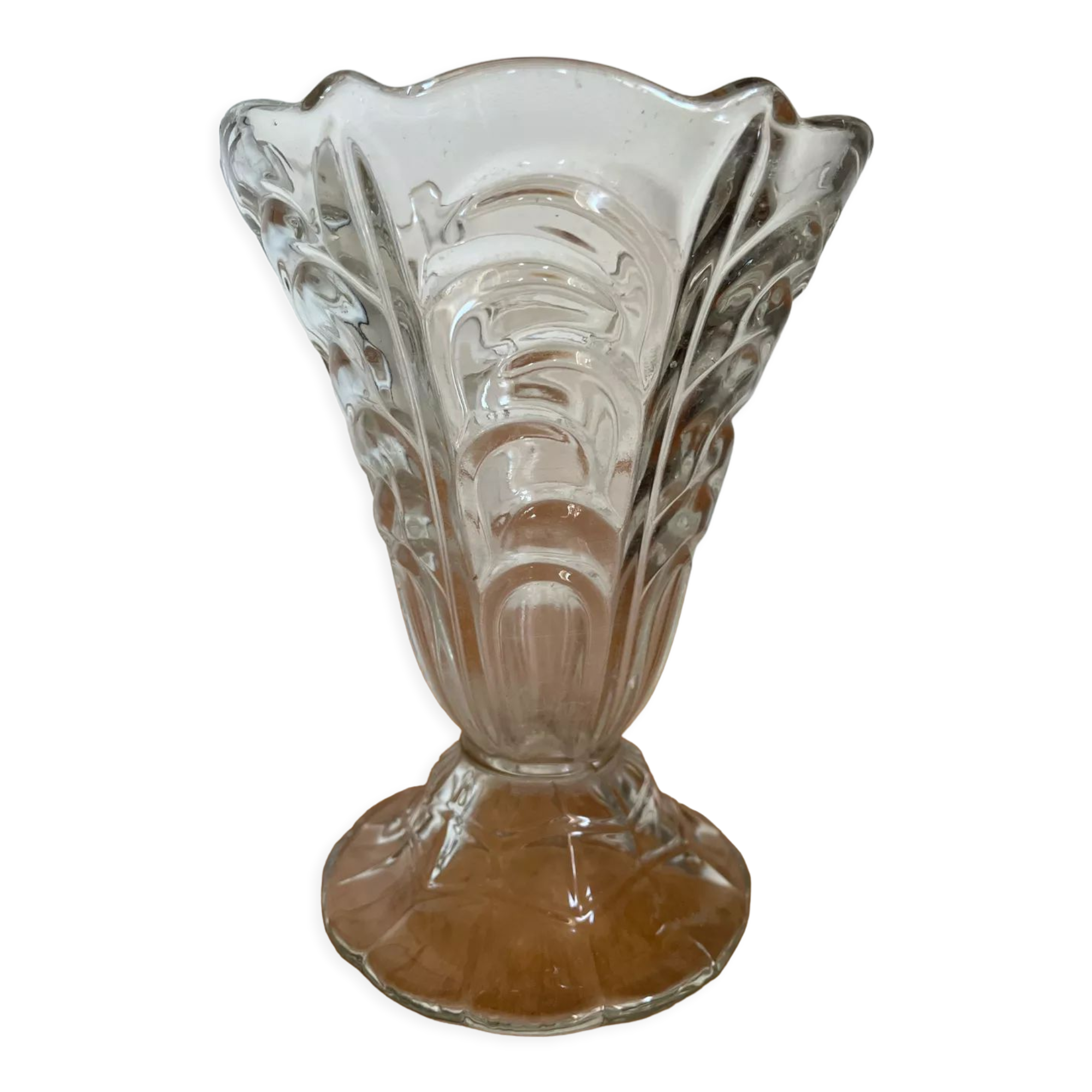 Vintage glass vase