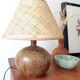 Lampe en grès vintage Baudat