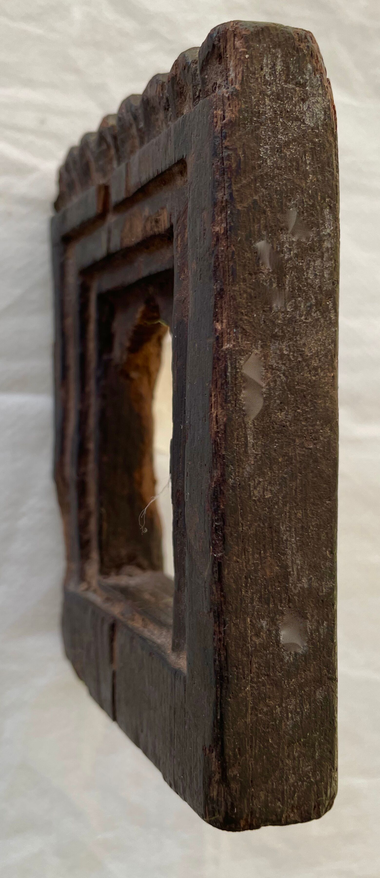 Two small old Indian frames carved wood
