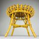 Tabouret en rotin attribué à Franco Albini, Italie, années 1960