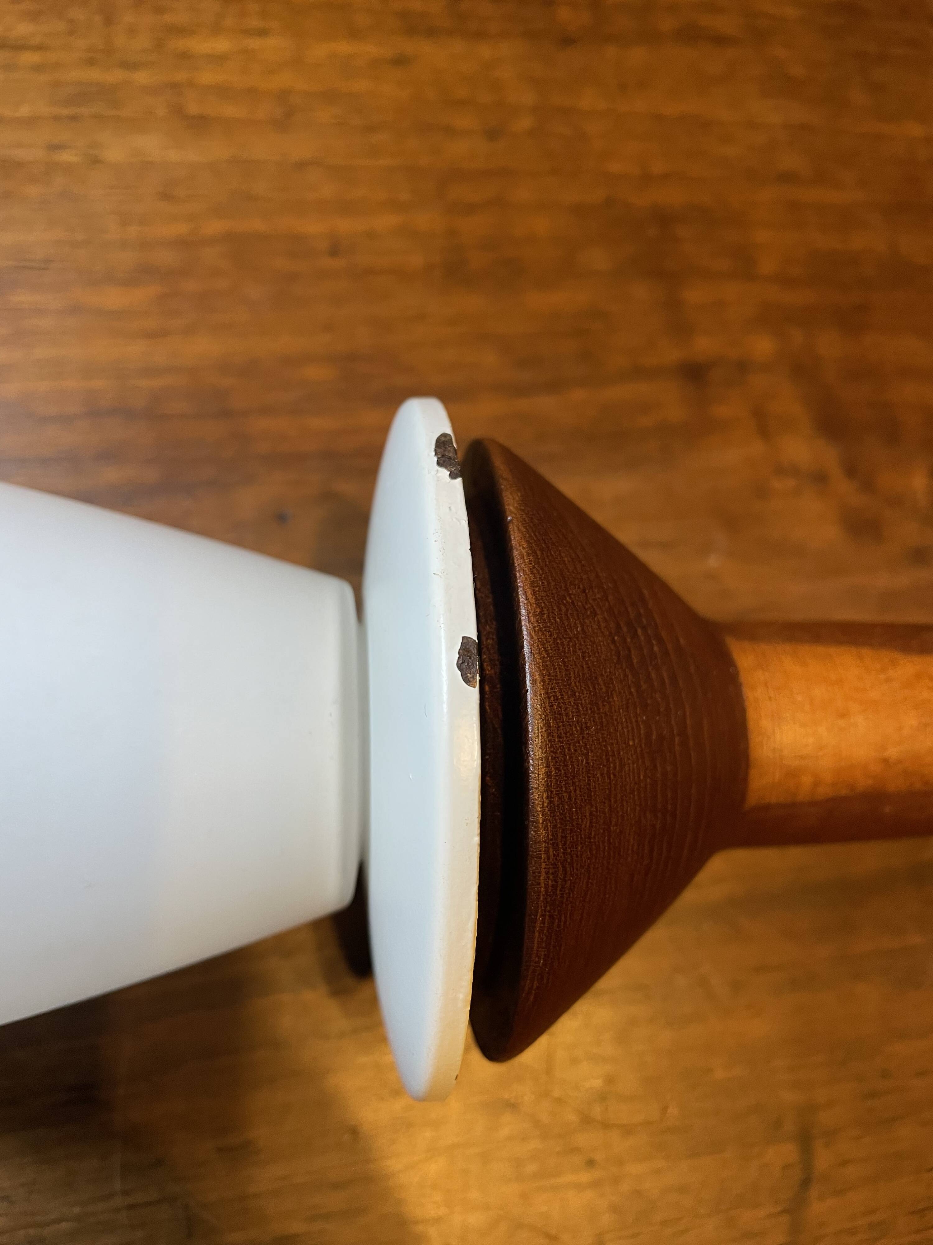 Scandinavian teak pendant light