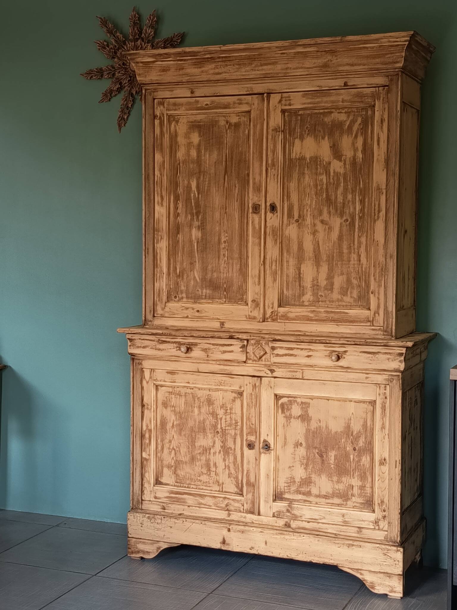 Buffet deux corps rénové