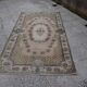 Vintage Turkish Oushak rug 114x212 cm