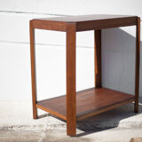 Art deco pedestal table, art deco service, art deco wood furniture, sofa end, interior decoration