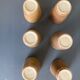 Lot 6 Digoin stoneware glasses