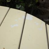 Garden table slats of wood 40s