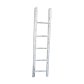 White patinated wooden ladder