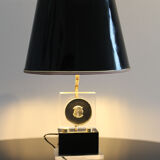 Brass and plexiglass table lamp 1970