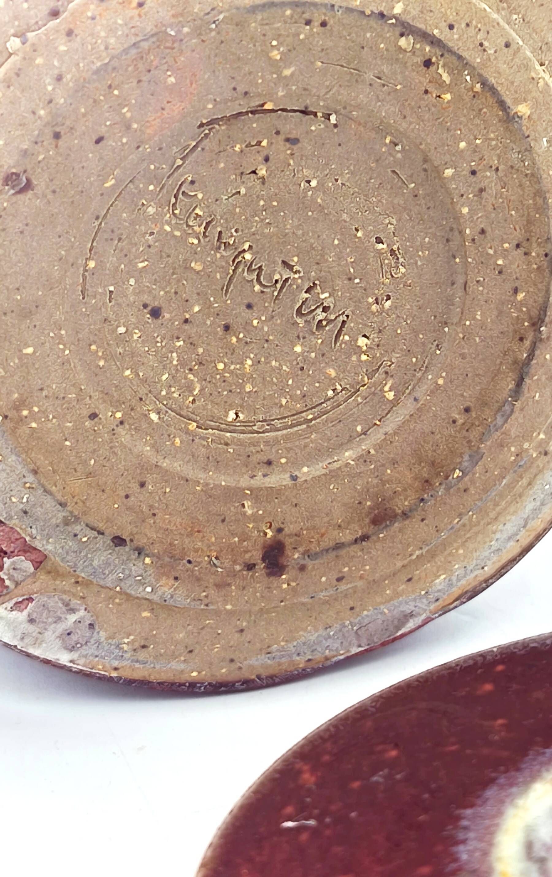 Stoneware teapot - to be identified