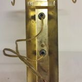 Wall sconce "Mazzega" with Murano glass leaves, Italy 1980