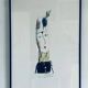 Lithographie originale « Clown Blanc » d'Herbert Leupin, 1964