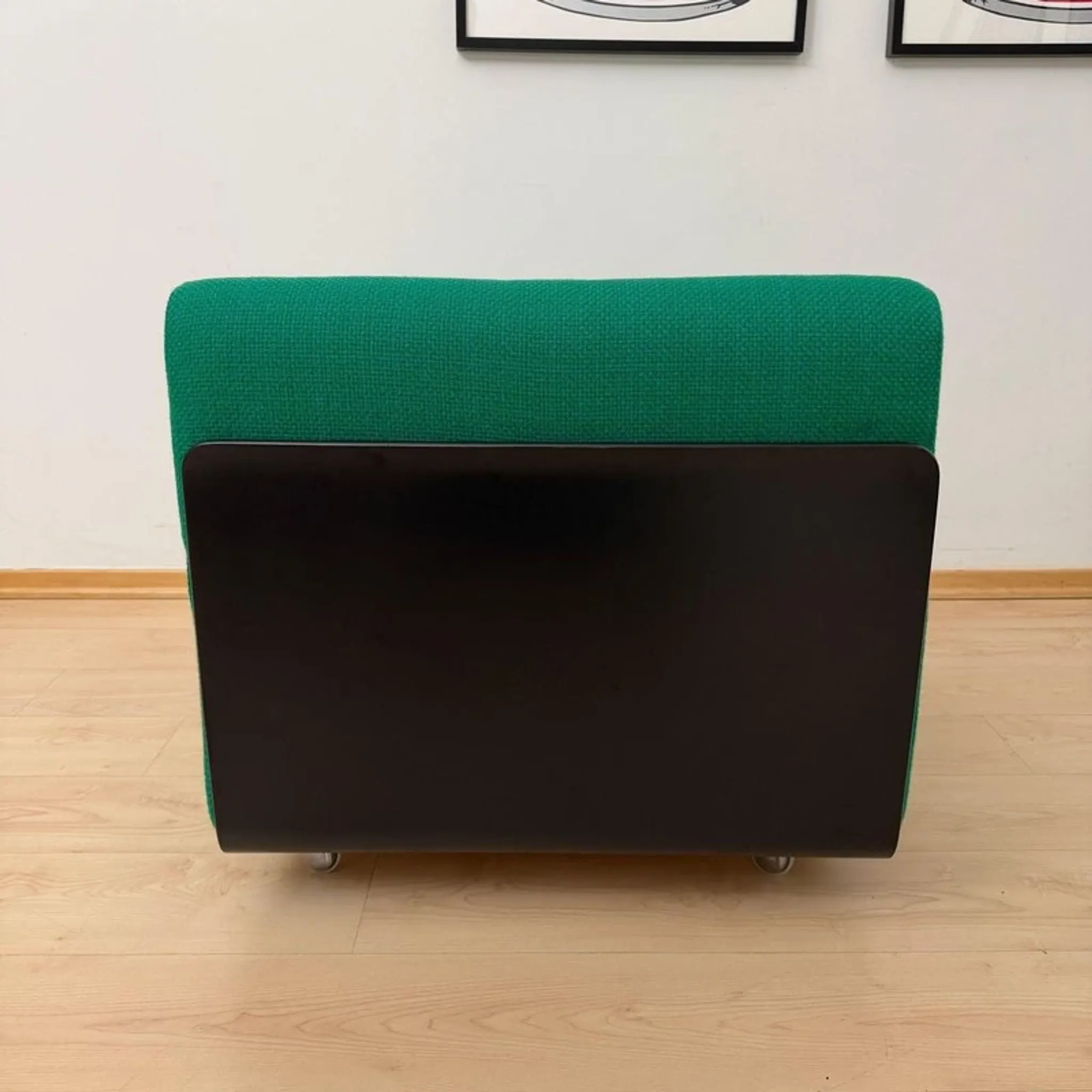 Modular green Orbis sofa ensemble by Luigi Colani for COR, Germany, 1970, set of 8