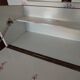 Dressing table / bathroom furniture floral decor 70s