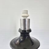 Vintage 1960 lamp in ceramic & silver aluminium