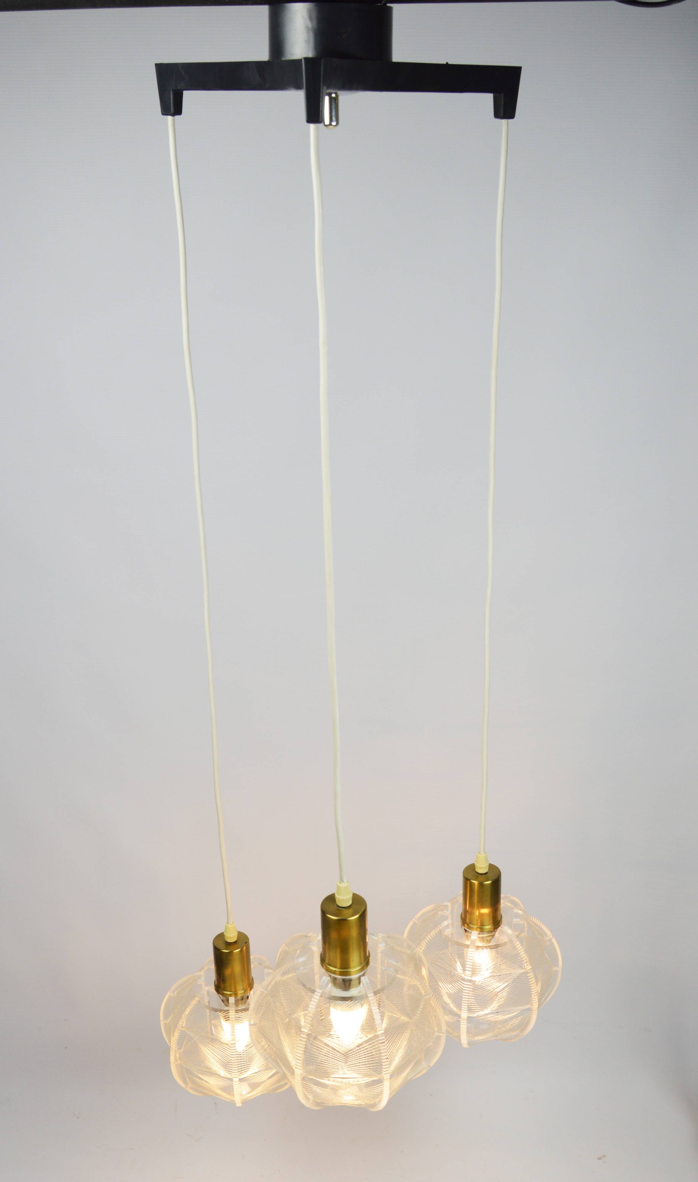 Cascade lamp, space age, 1970s