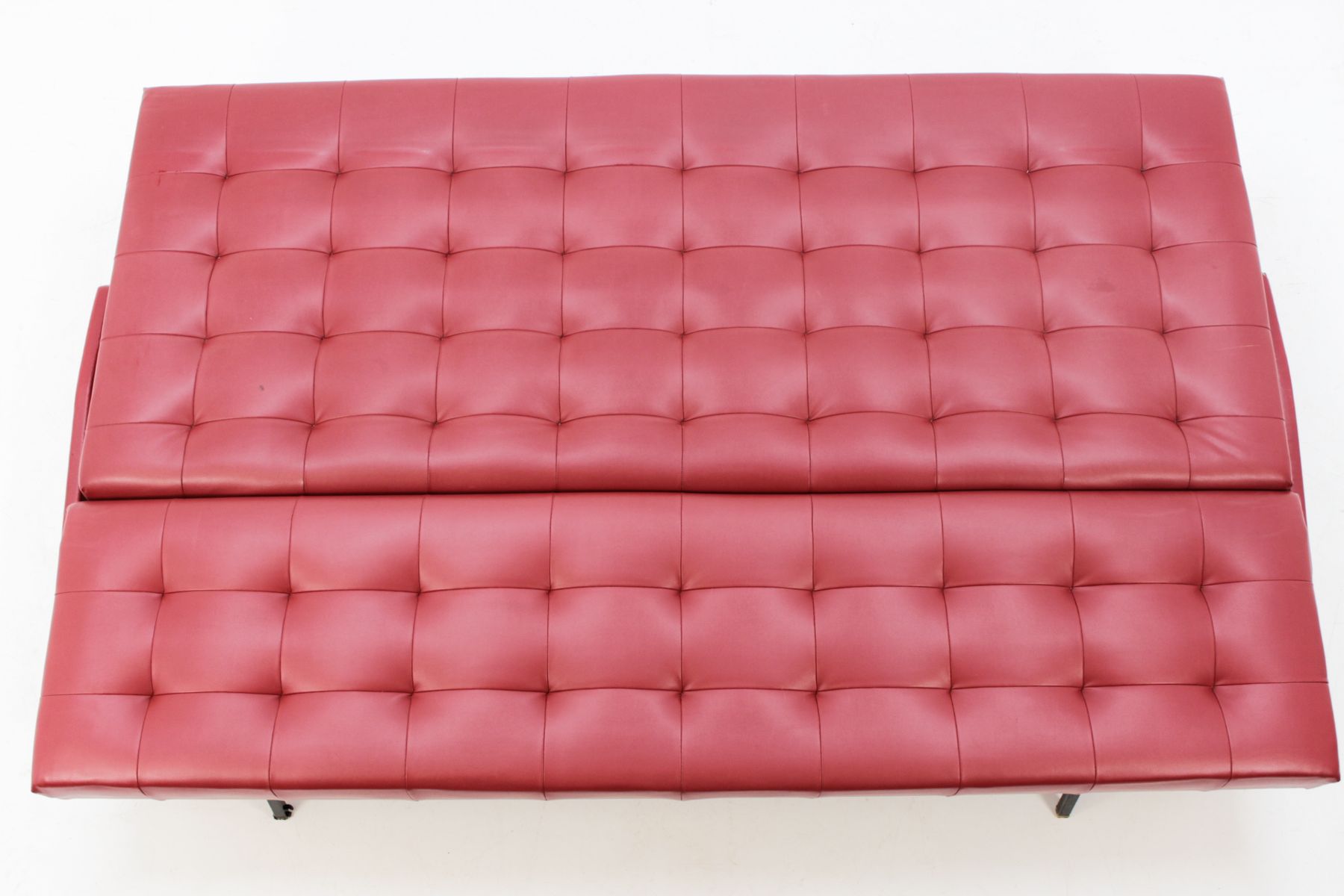 Couch folding red vintage 1970 s