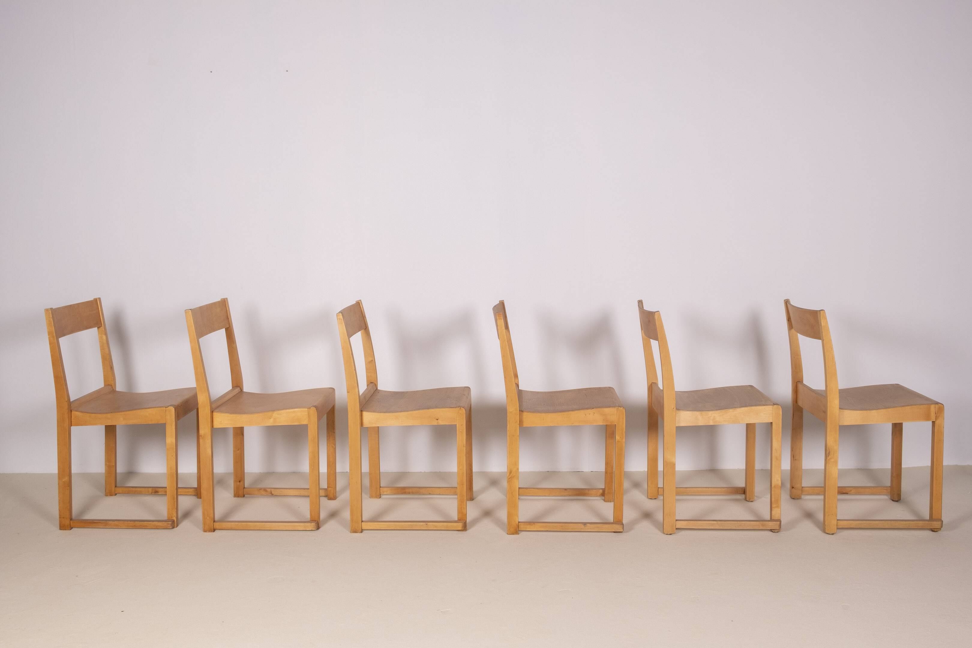 6x Sven Markelius Orchestra Chairs