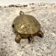 Vintage brass turtle ashtray