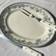 Flat dish grey blue HBCM Guadeloupe