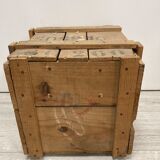 Vintage wooden suitcase