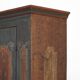 Rustic Farmhouse Folk Art Painted Bridal Cabinet