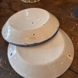 Polychrome earthenware plate