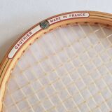 Two vintage collector tennis rackets, "Robert Haillet" and "Team de France"