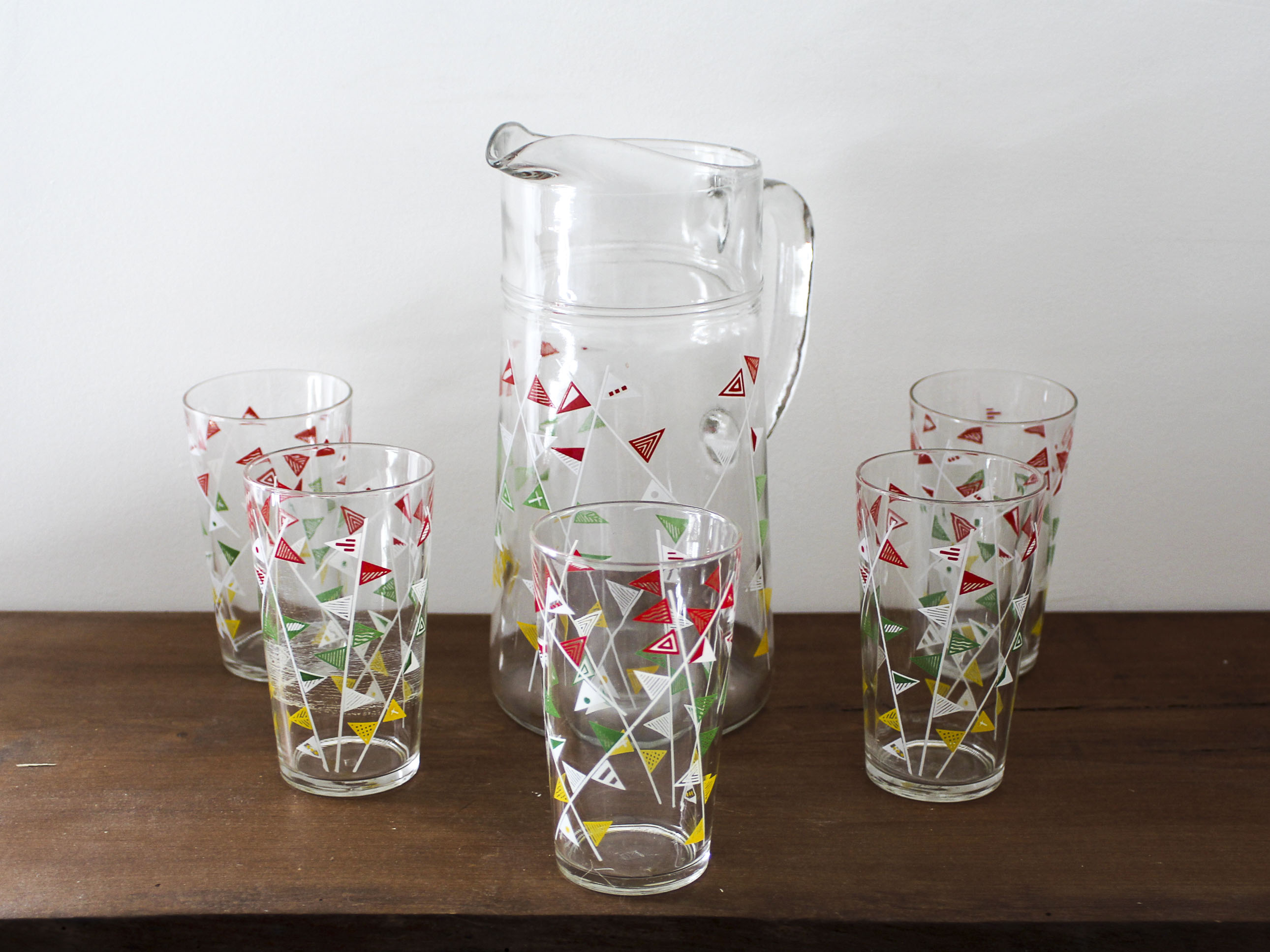 Vintage orangeade lemonade service VMC Reims