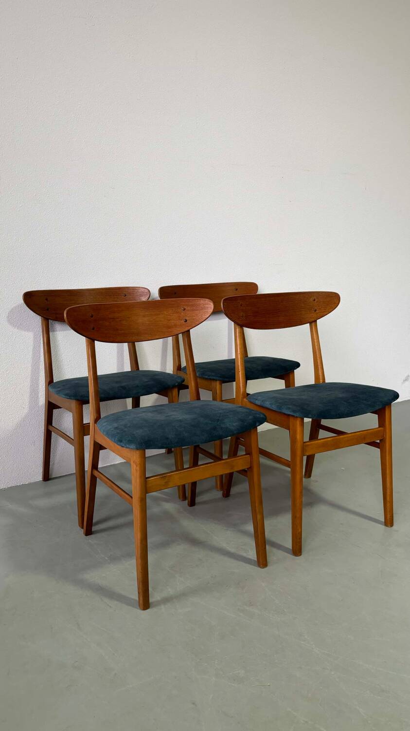 Vintage dining chairs Farstrup teak